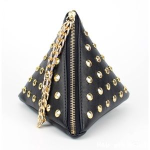 Studded Triangle Wristlet chain